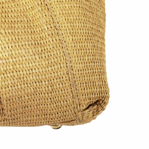 Michael by Michael Kors Natural Straw Satchel Bag - Picture 9 of 10